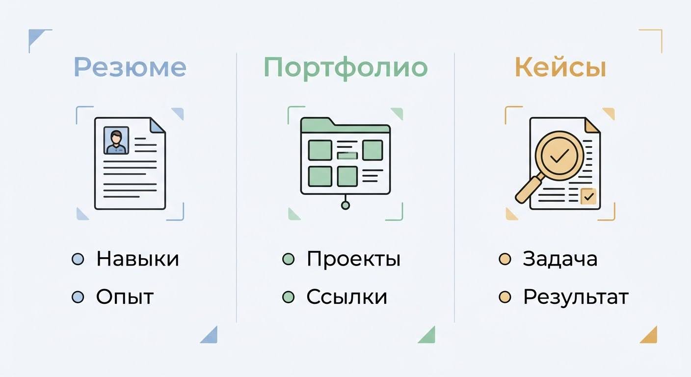 Чек-лист выпускника курсов: резюме, портфолио и кейсы для трудоустройства