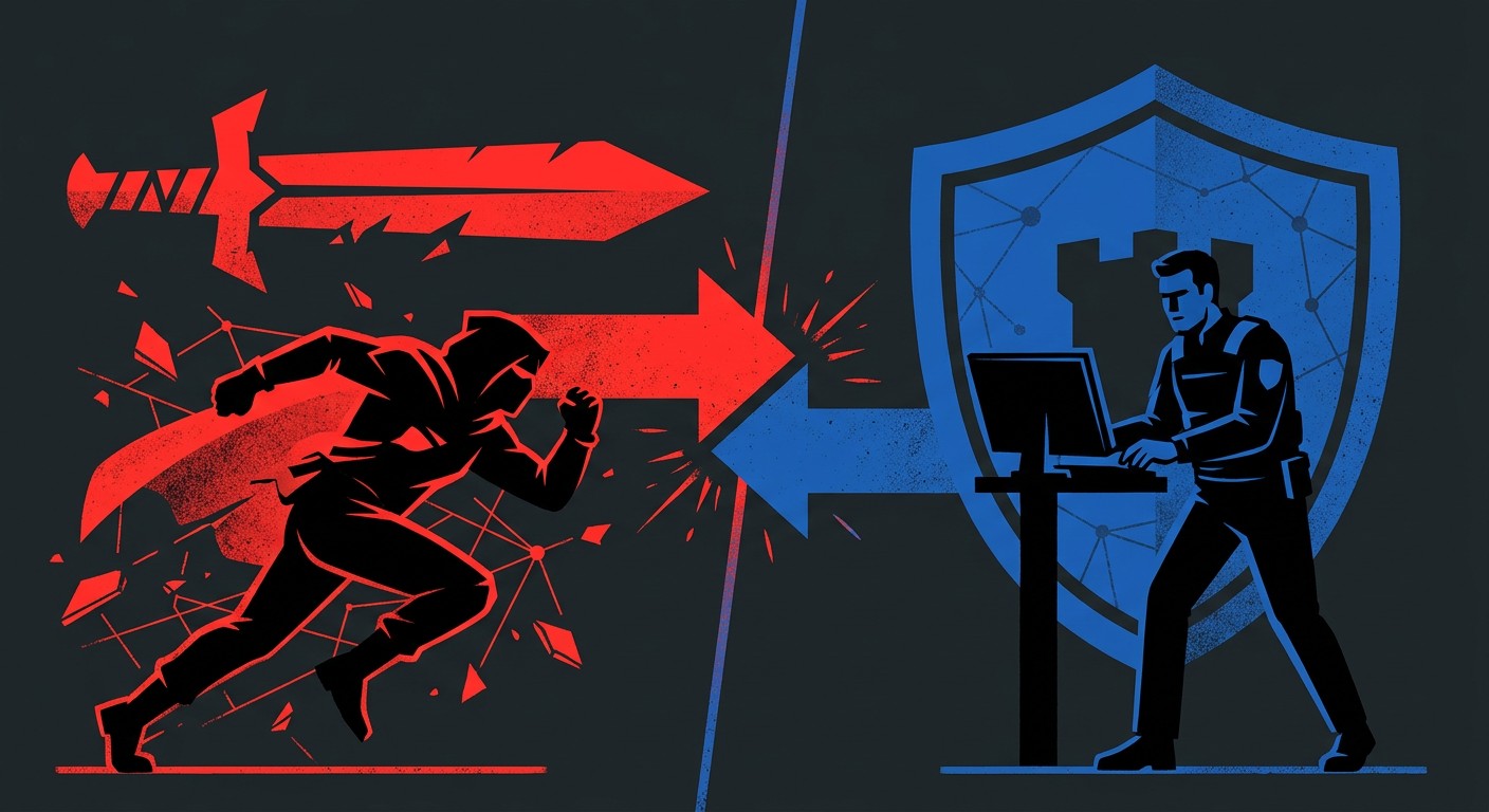 Red Team против Blue Team: атака мечом и защита щитом