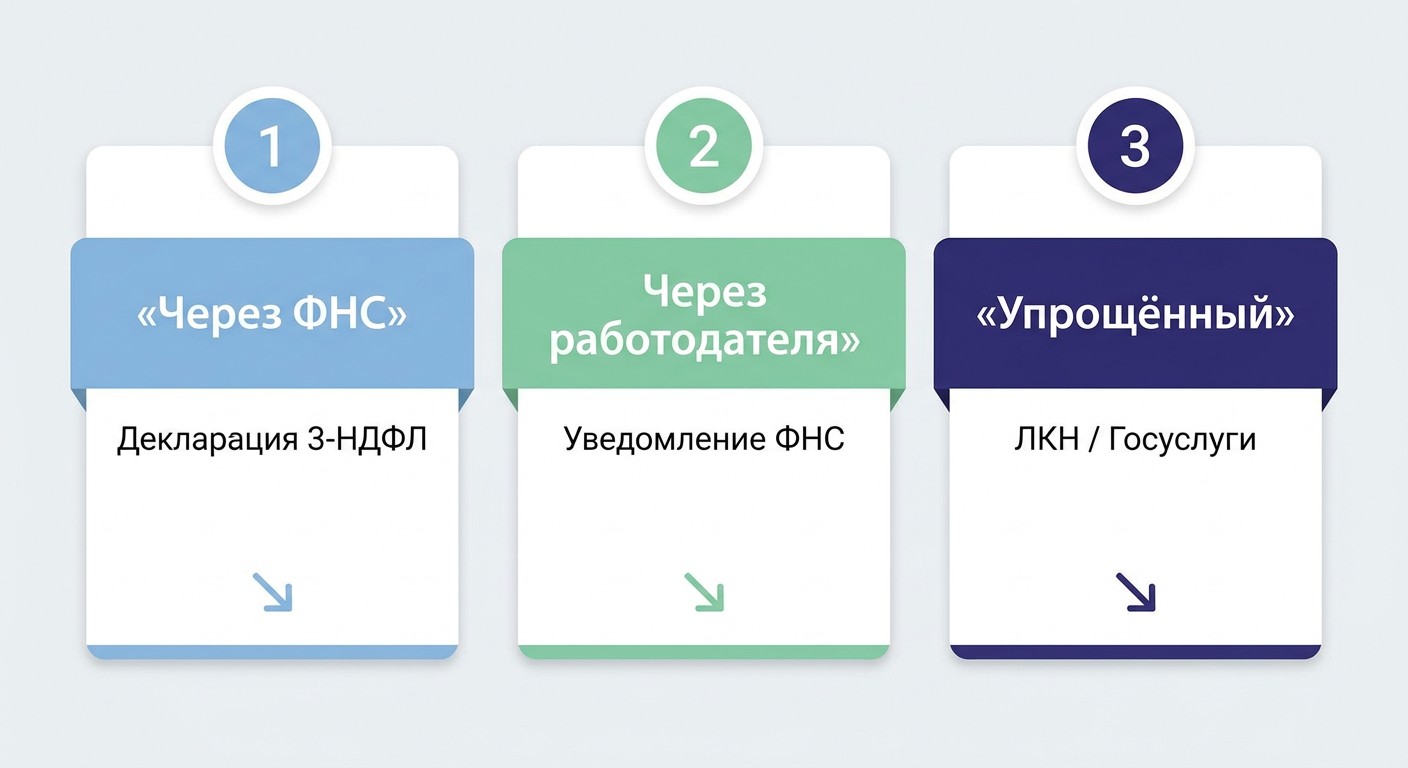 Три способа получить налоговый вычет за обучение — схема оформления