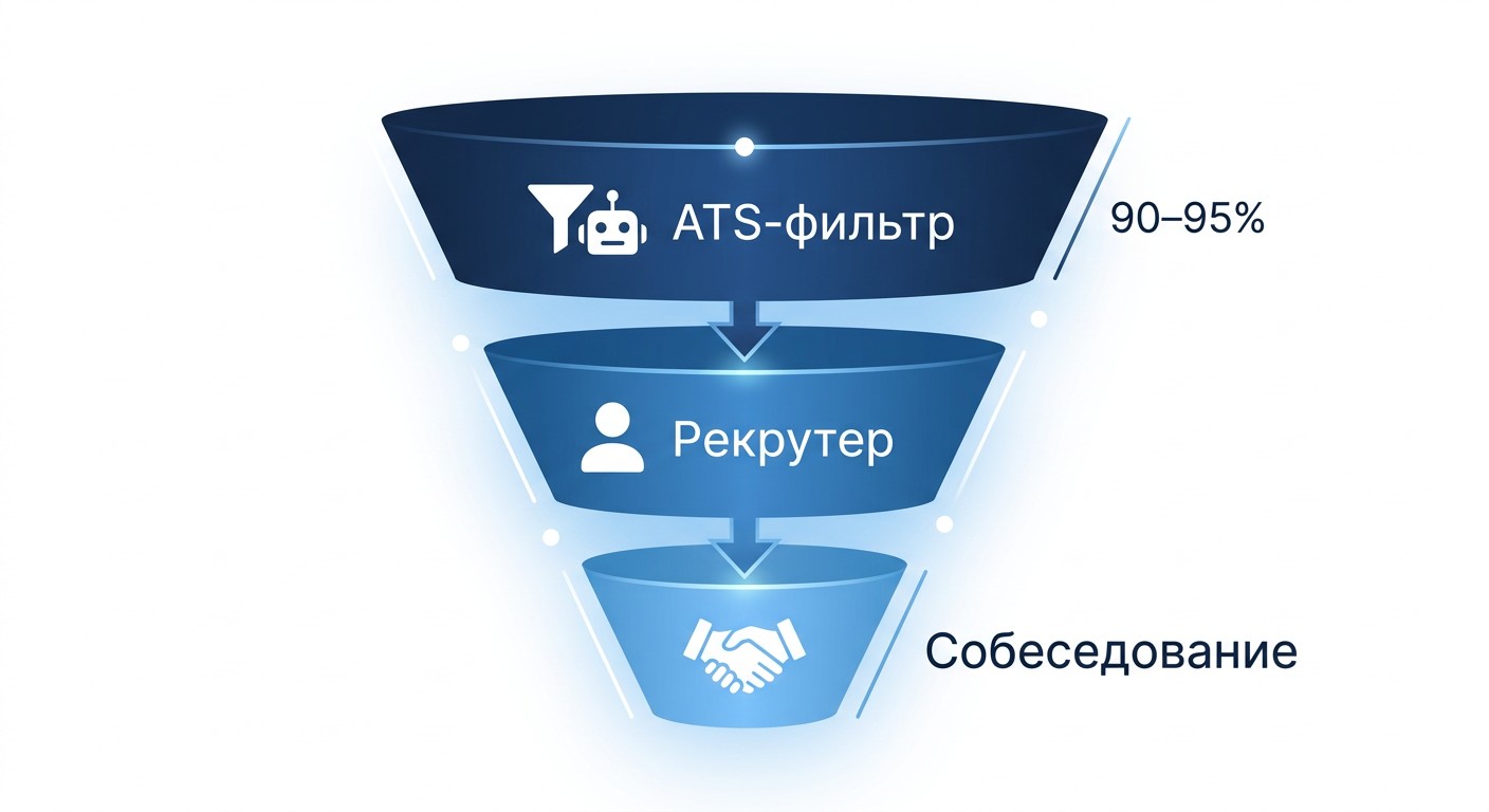 Воронка отбора резюме: ATS, рекрутер и собеседование