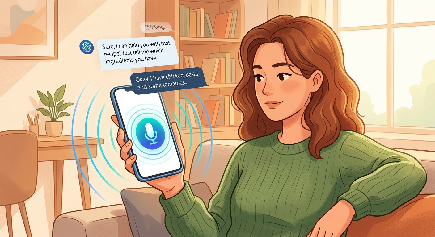 Голосовой режим ChatGPT — разговор с ИИ-ассистентом через смартфон