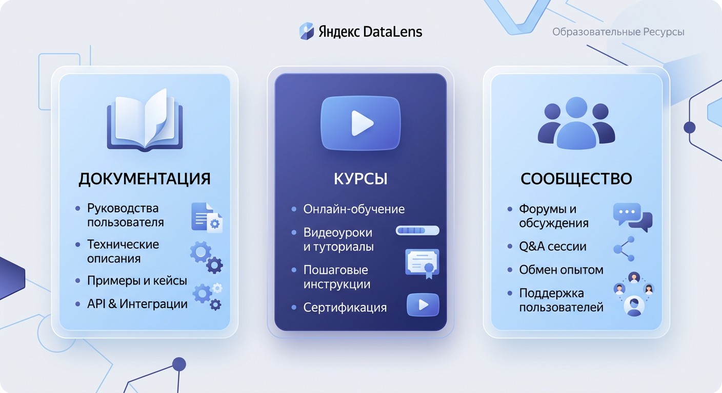 Ресурсы обучения DataLens: документация, курсы и сообщество
