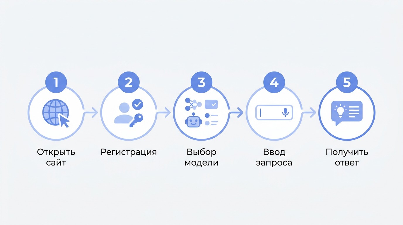 5 шагов первого запуска DeepSeek — пошаговая схема для новичков