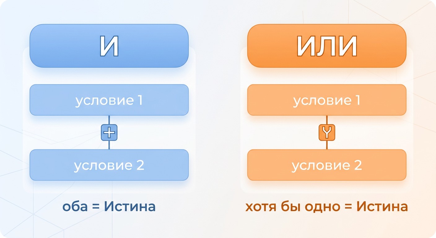 Инфографика: когда использовать функции И и ИЛИ в Excel
