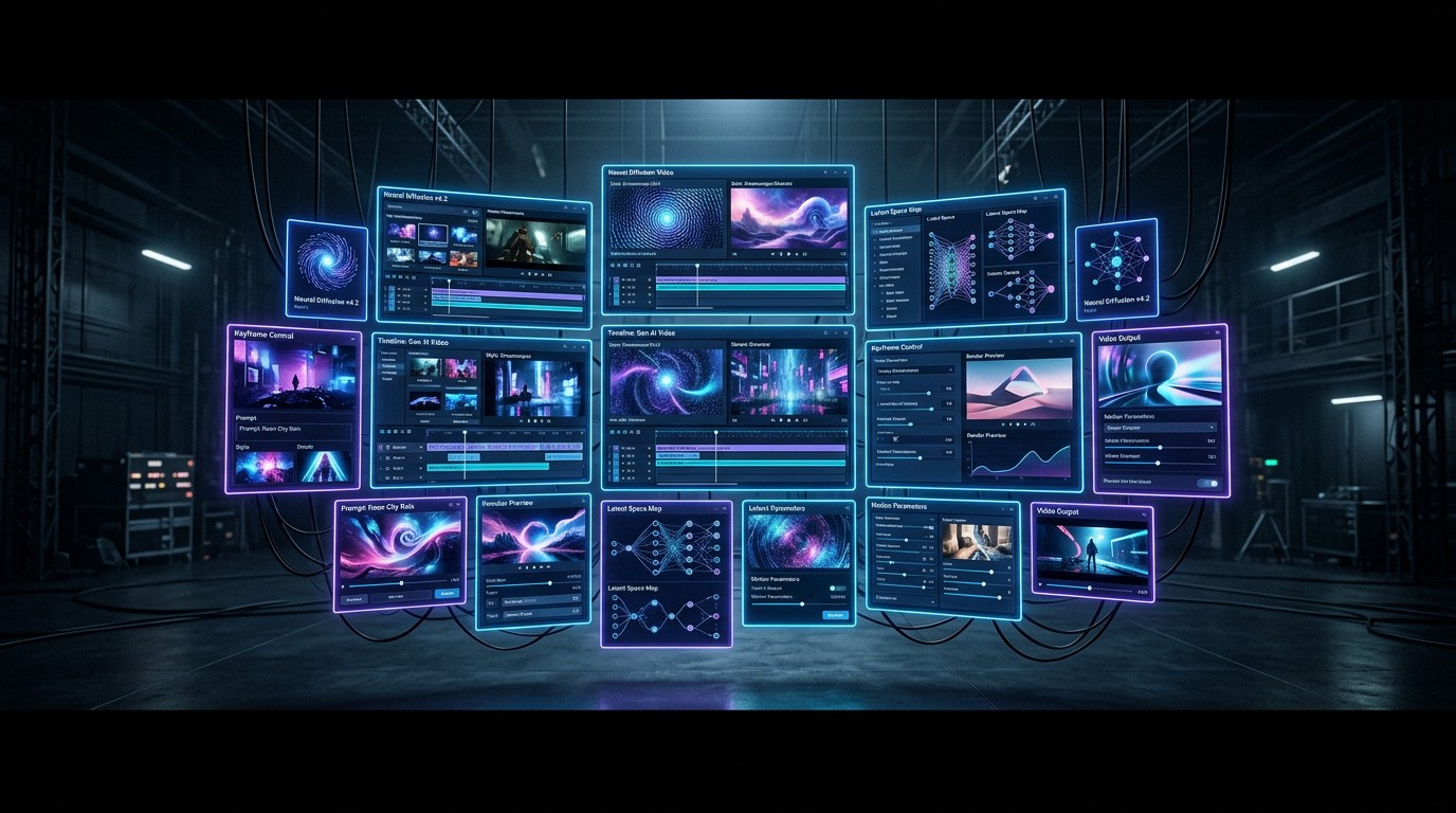 Нейросеть для видео — интерфейсы AI-сервисов для генерации роликов