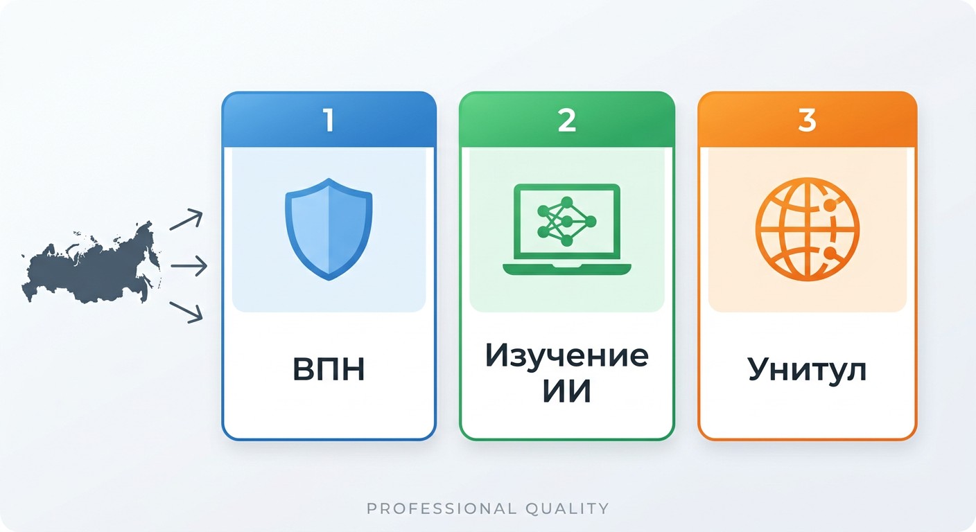 Способы доступа к нейросети Sora из России: VPN, Study AI, Unitool