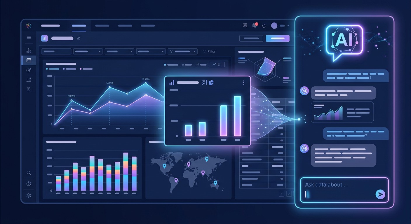Интерфейс Einstein Copilot в Tableau — AI-ассистент для анализа данных