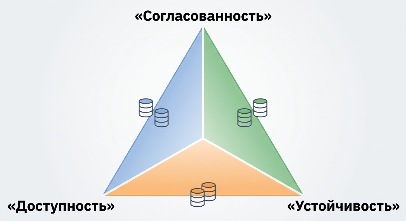 Треугольник CAP-теоремы — согласованность доступность устойчивость для СУБД