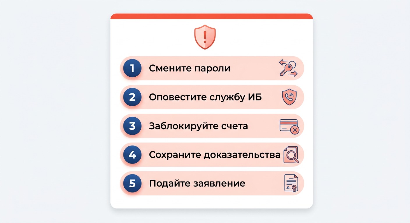 Что делать после атаки социальной инженерии — пошаговый чек-лист действий