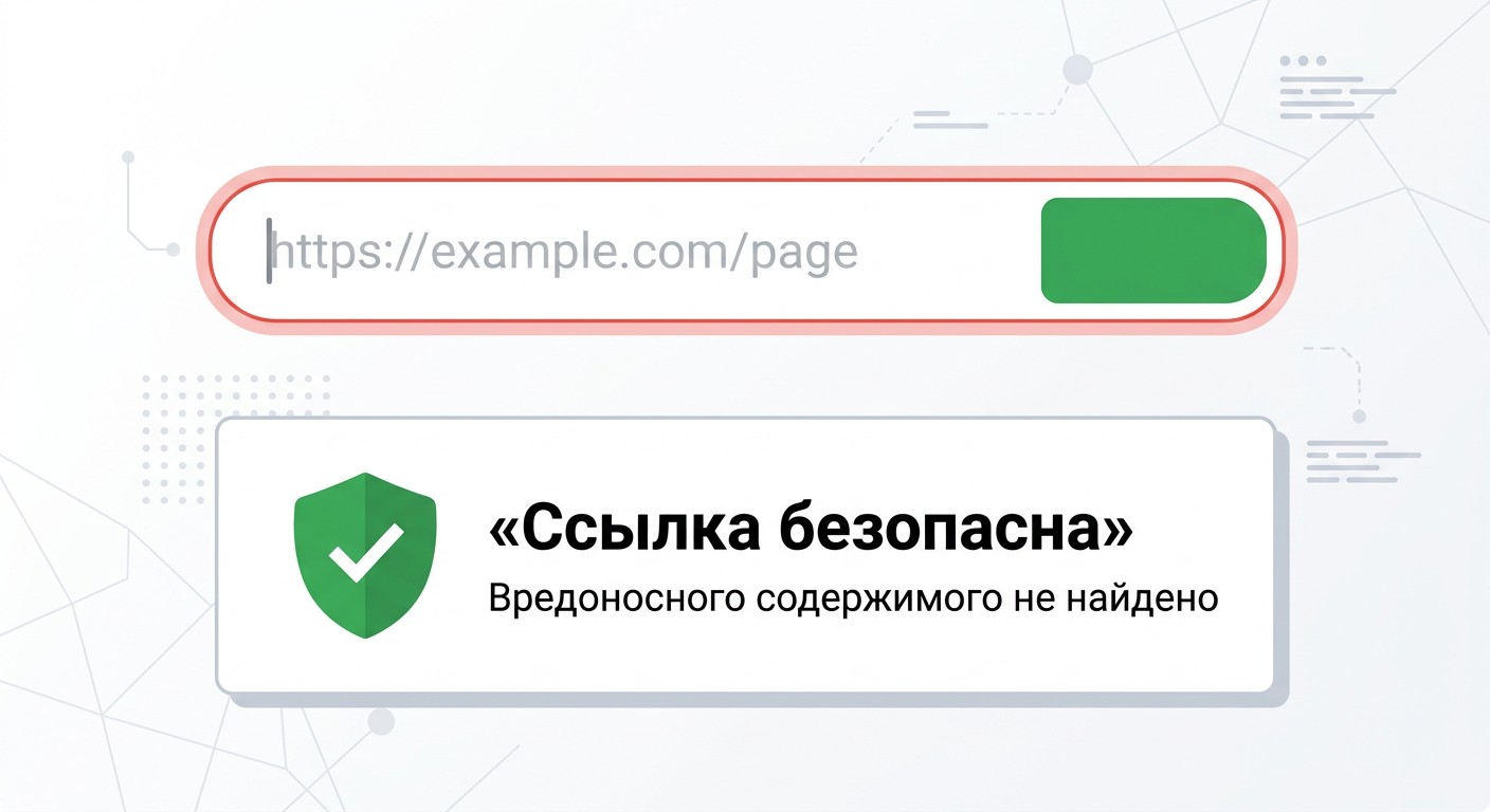 Онлайн-сканер Dr. Web — результат проверки ссылки на безопасность