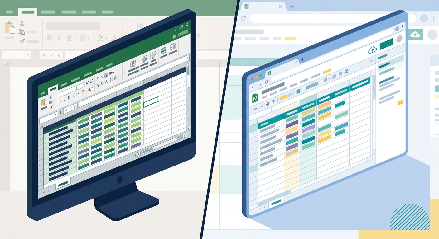 Сравнение Excel и Google Таблиц как сред для онлайн-обучения
