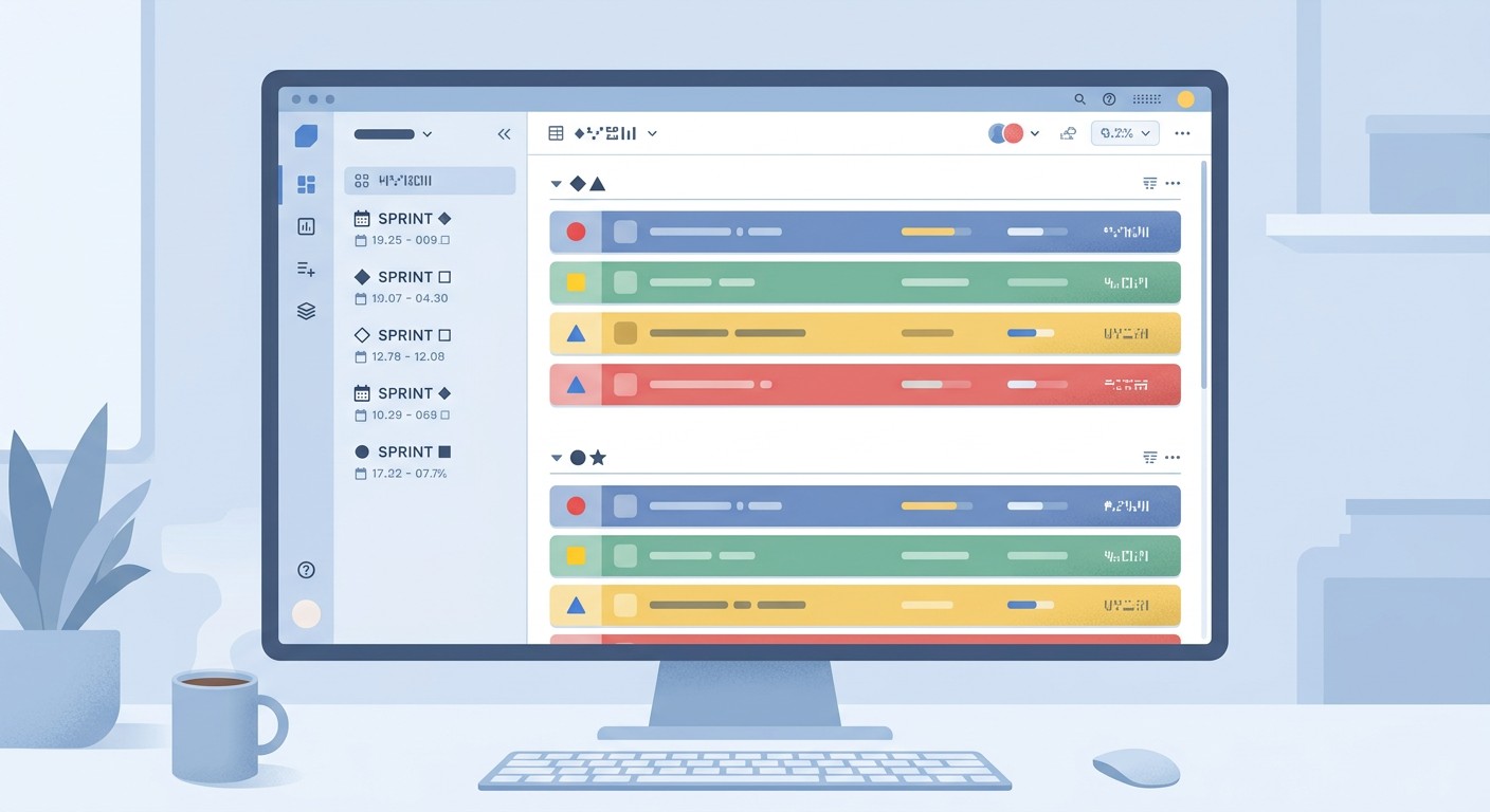 Бэклог и спринты в Jira — список задач на экране планирования проекта