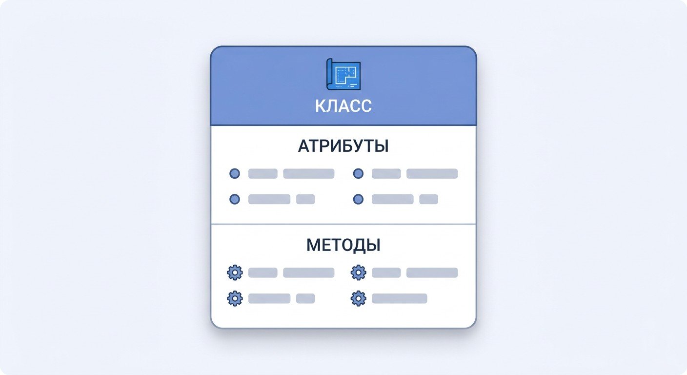 Диаграмма класса Python с атрибутами и методами