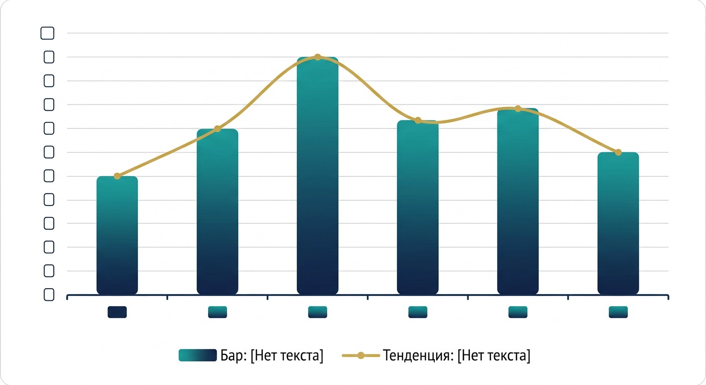 Профессионально оформленная диаграмма в Excel итоговый пример