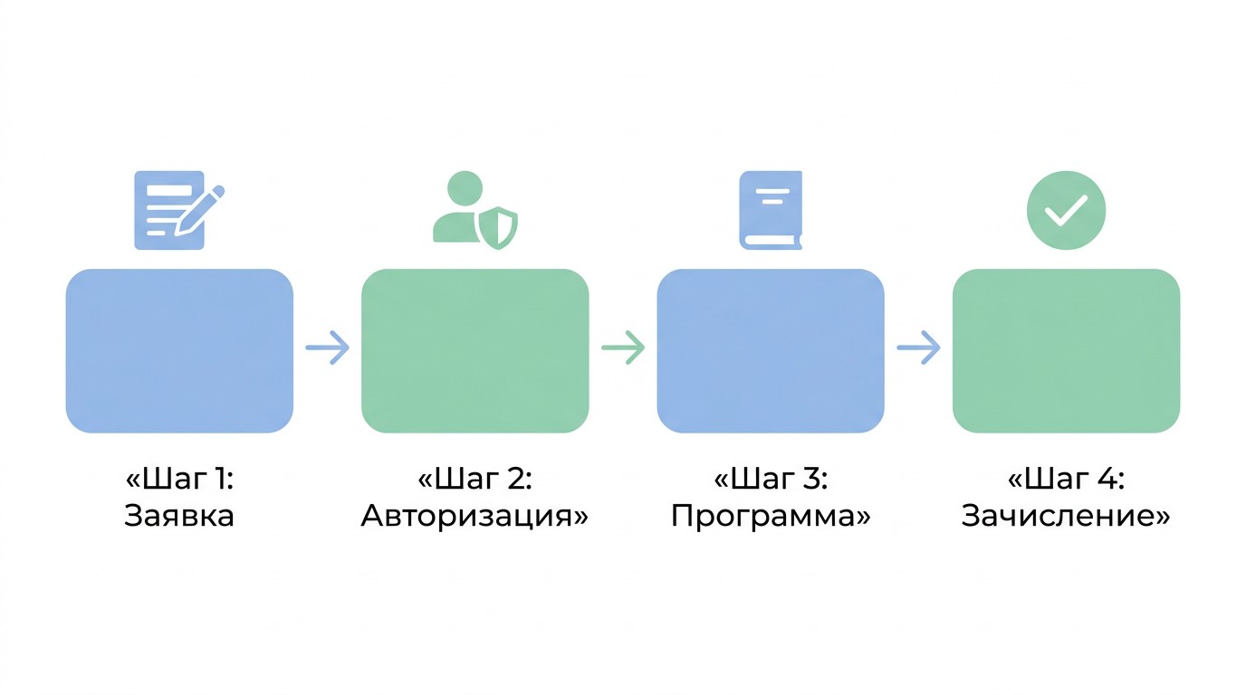 Четыре шага записи на бесплатное обучение для самозанятых через РАНХиГС