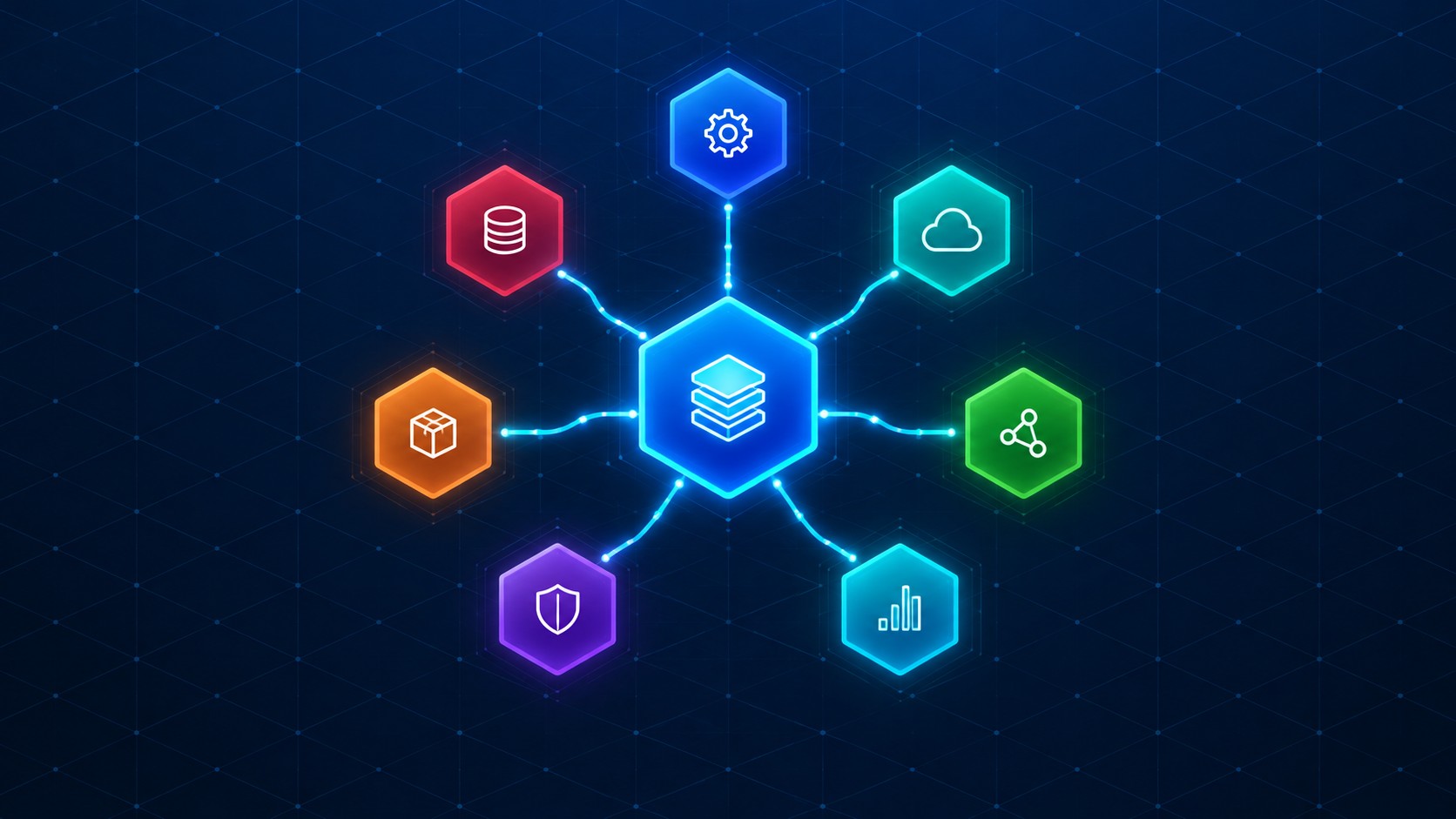 Схема микросервисной архитектуры с API Gateway и независимыми сервисами