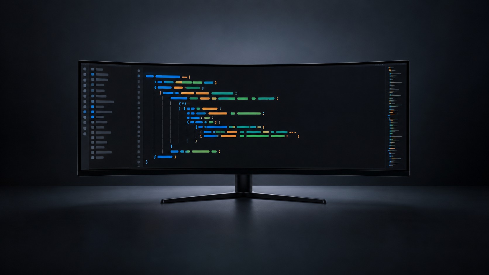 Подзапросы SQL — вложенный SELECT с подсветкой синтаксиса на мониторе