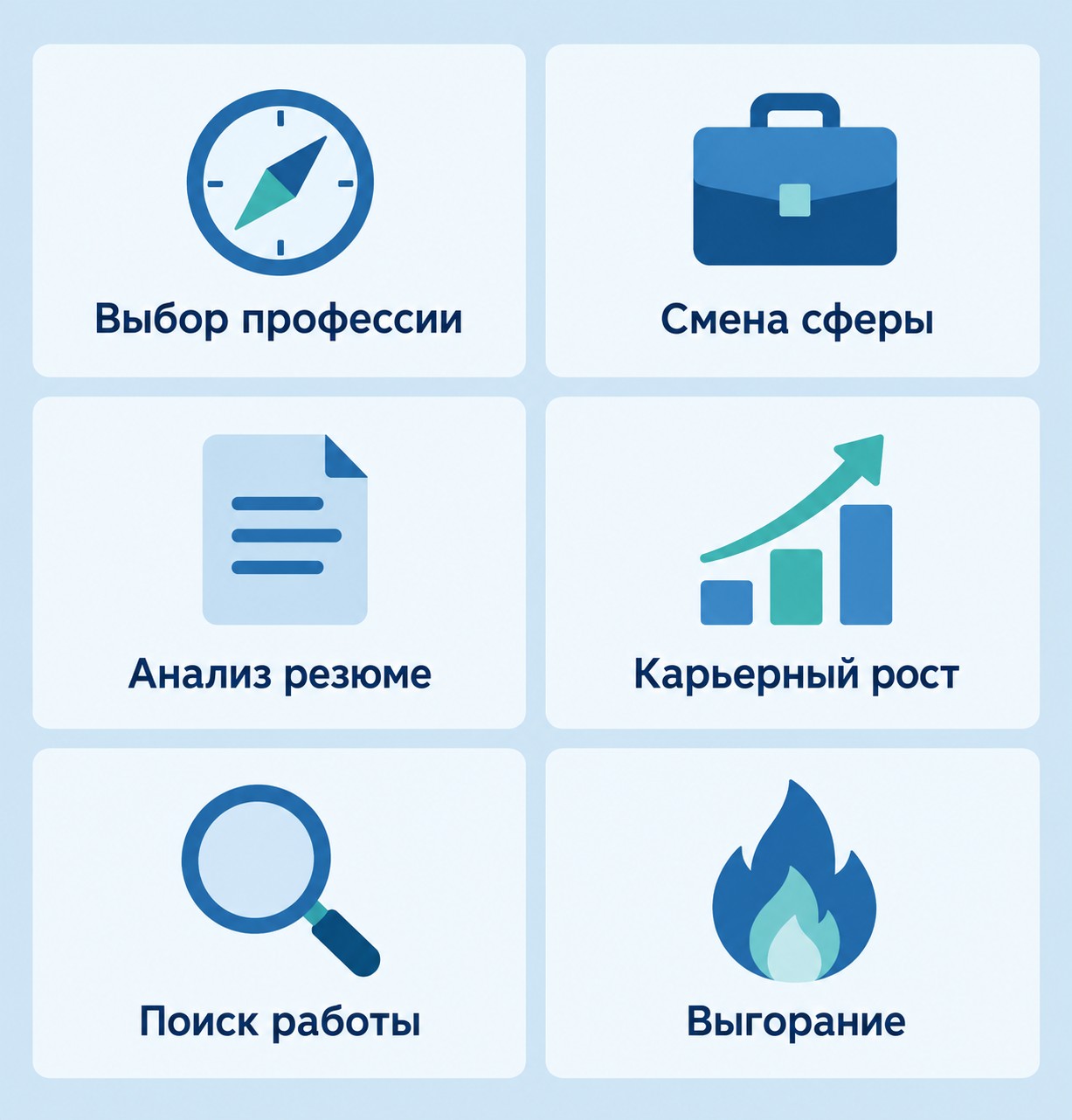 Инфографика: 6 причин обратиться к карьерному консультанту