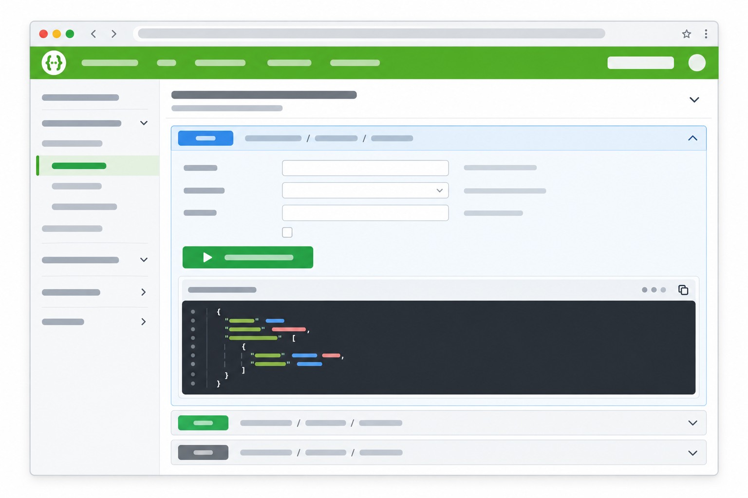 Swagger UI с раскрытым эндпоинтом и кнопкой Try it out для тестирования
