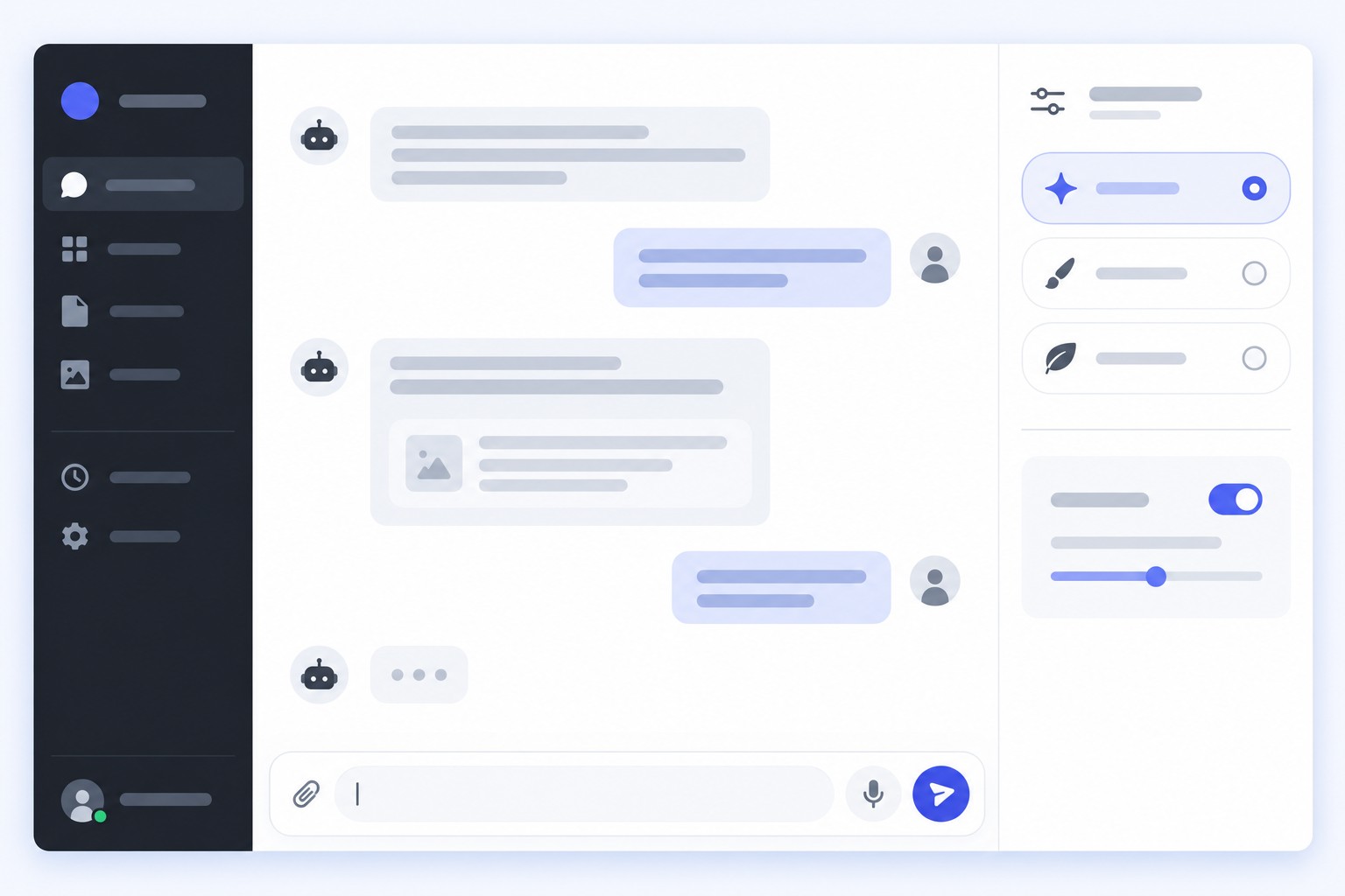 Интерфейс чата Claude: поле ввода промпта и панель Use Style