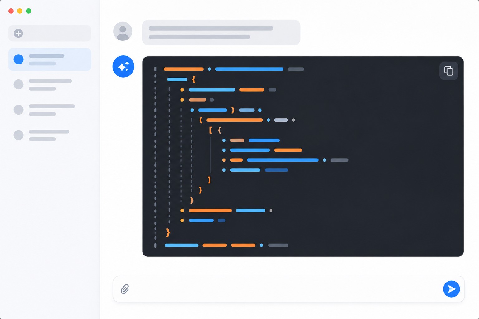 Пример кода на React в чате нейросети Claude AI
